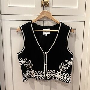 Linen Blend Vest